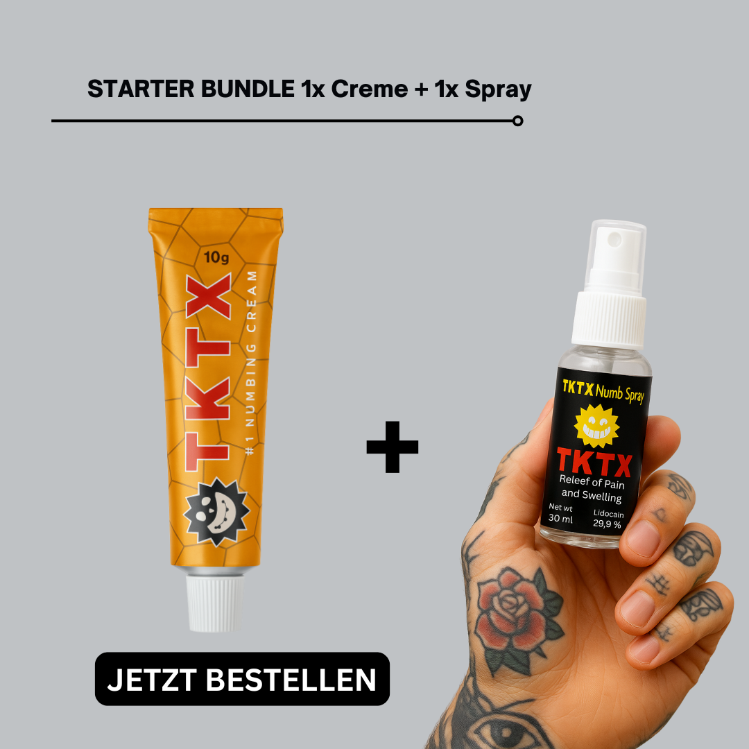 TKTX Starter Bundle: 1x Spray + 1x Creme (Gold)